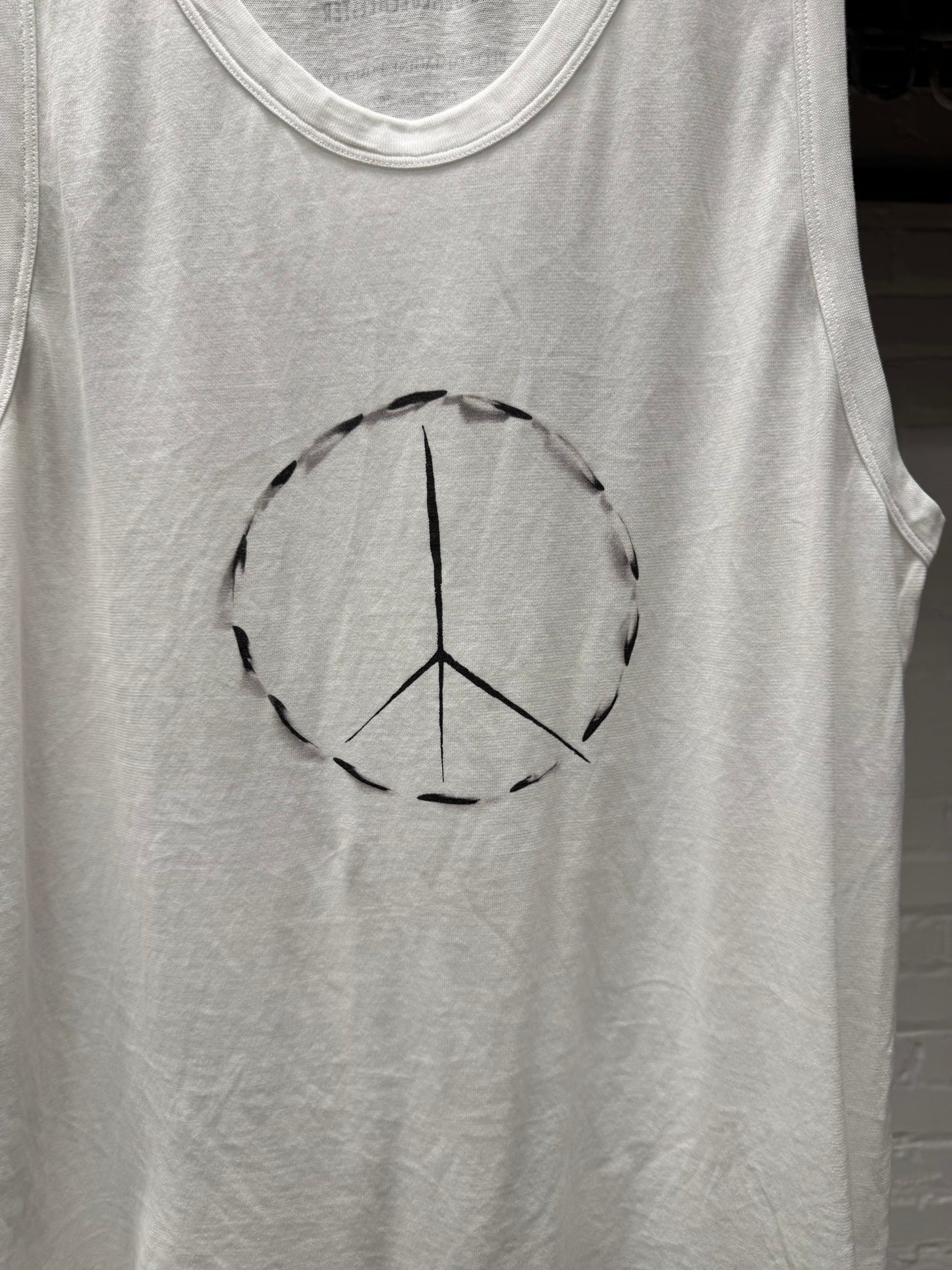 SS2022 Ann Demeulemeester ‘Curious Wishes Feathered The Air’ Tank Top