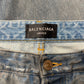 SS2023 Balenciaga ‘Mudshow’ Reversed Pocket Thrash Distressed Denim