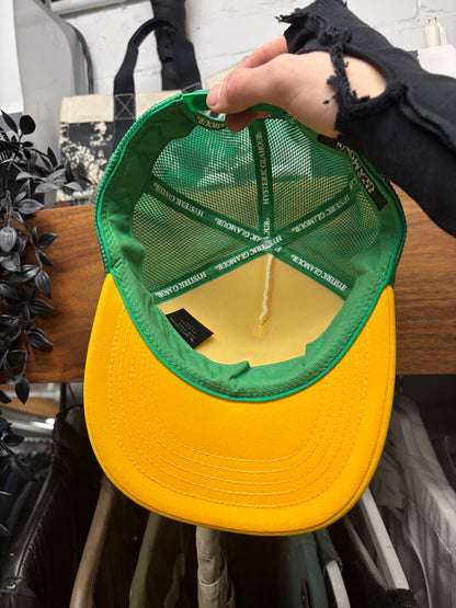 Hysteric Glamour ‘Drive In Theatre’ Yellow/Green Mesh Trucker Hat