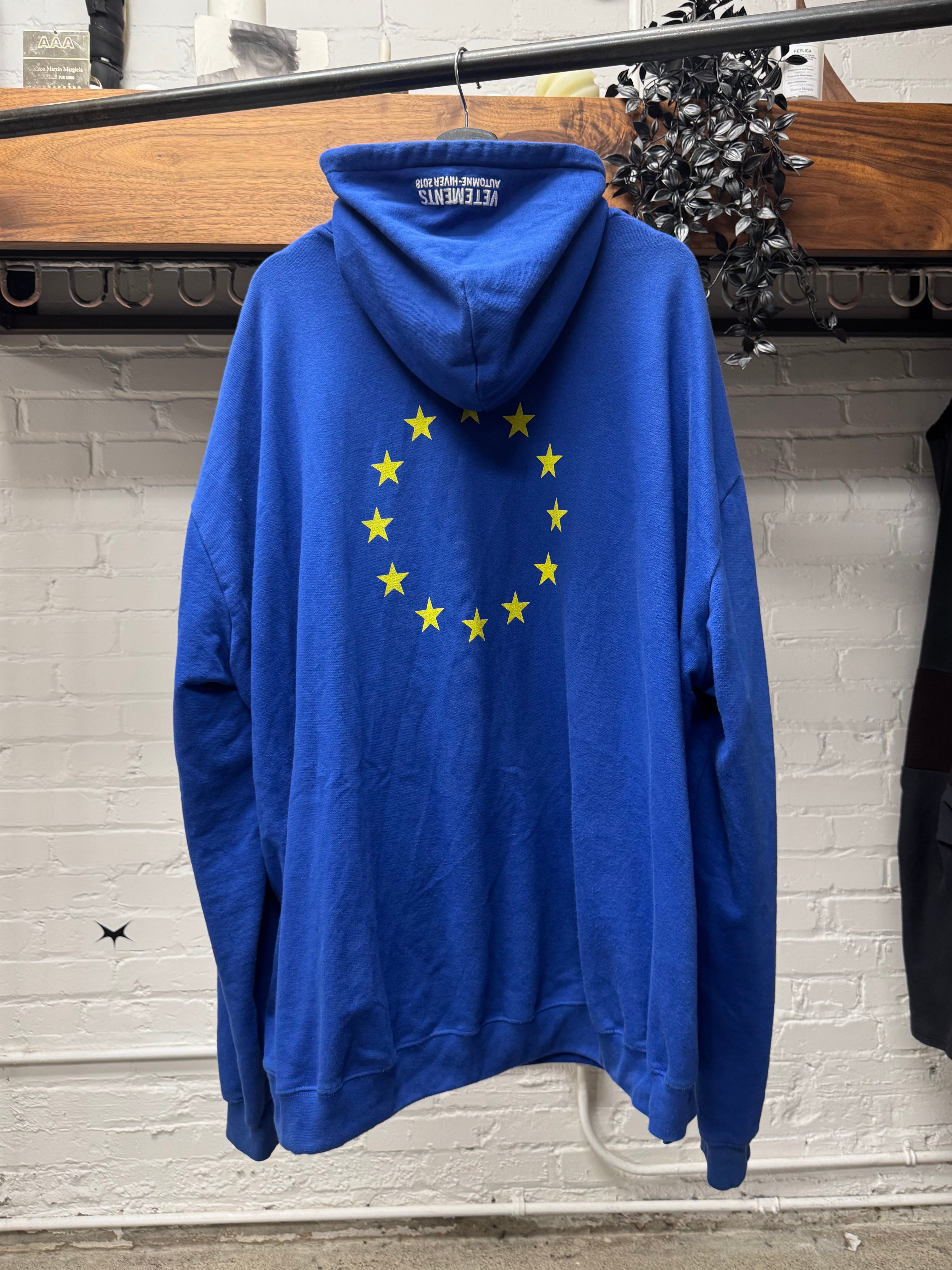 AW2018 Vetements by Demna Gvasalia 'Europa' Oversized Hoodie