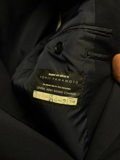 Vintage Yohji Yamamoto ‘Central Railway Japan Company’ Train Staff Uniform Full Blazer and Pants Set