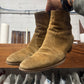 Saint Laurent Brown Suede ‘Wyatt’ Boots