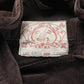 Evisu Brown Velour Gull Logo Denim