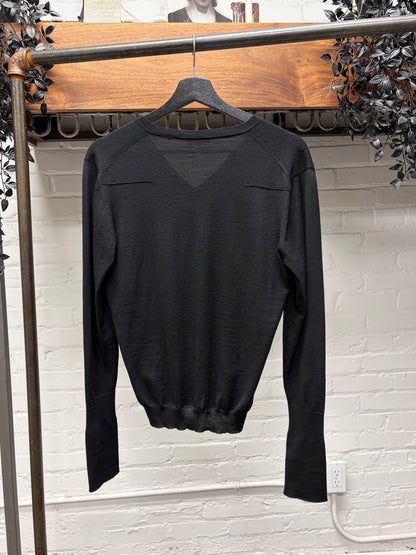 AW2004 Dior Homme by Hedi Slimane ‘Victim of the Crime’ V-Neck Sweater