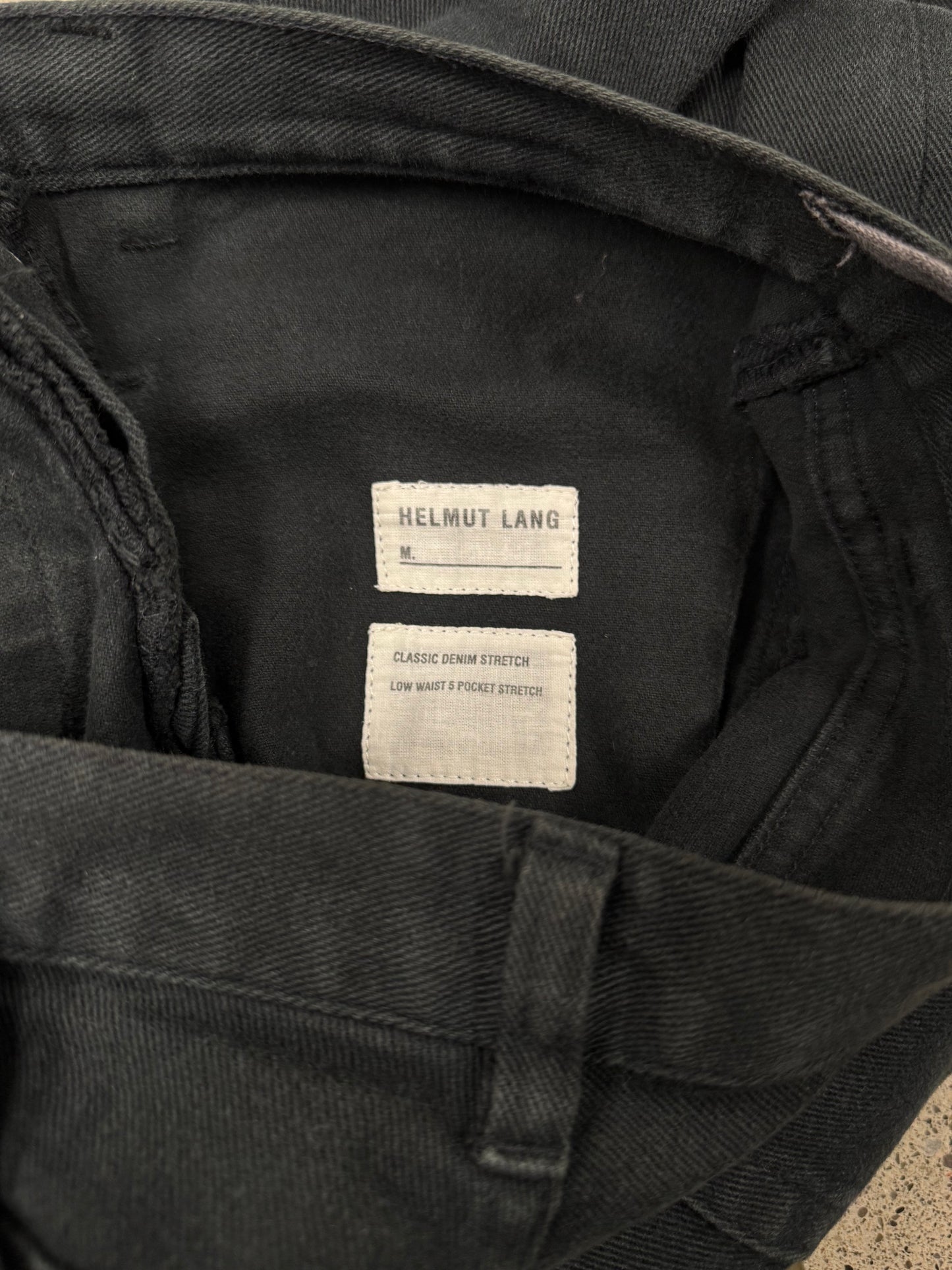 AW2003 Helmut Lang ‘Tool Pocket’ Flared Low Rise Denim