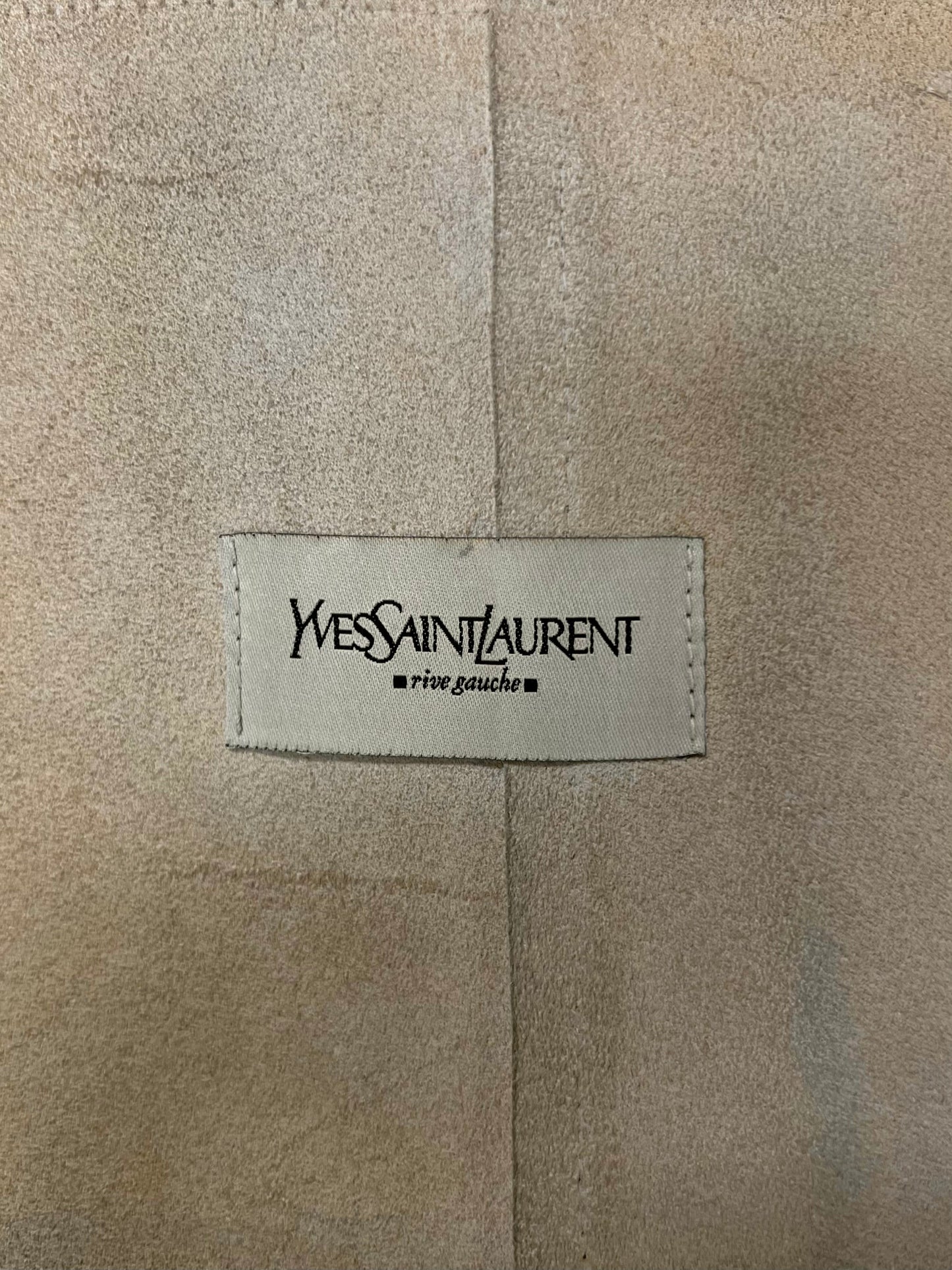 SS2002 Yves Saint Laurent Rive Gauche by Tom Ford ‘Safari’ Raw Suede Jacket