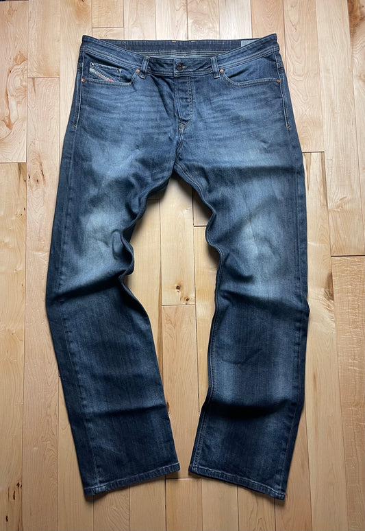 Diesel Washed Blue Bootcut Denim