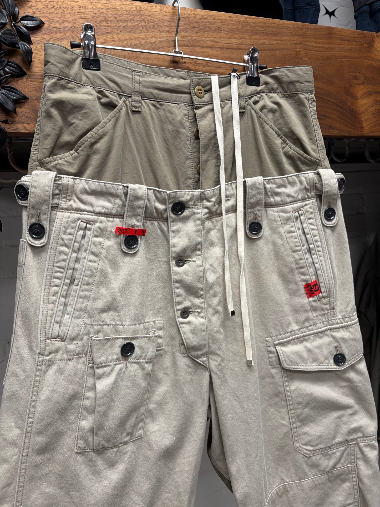 SS2021 Mihara Yasuhiro Reconstructed Military Cargo Shorts