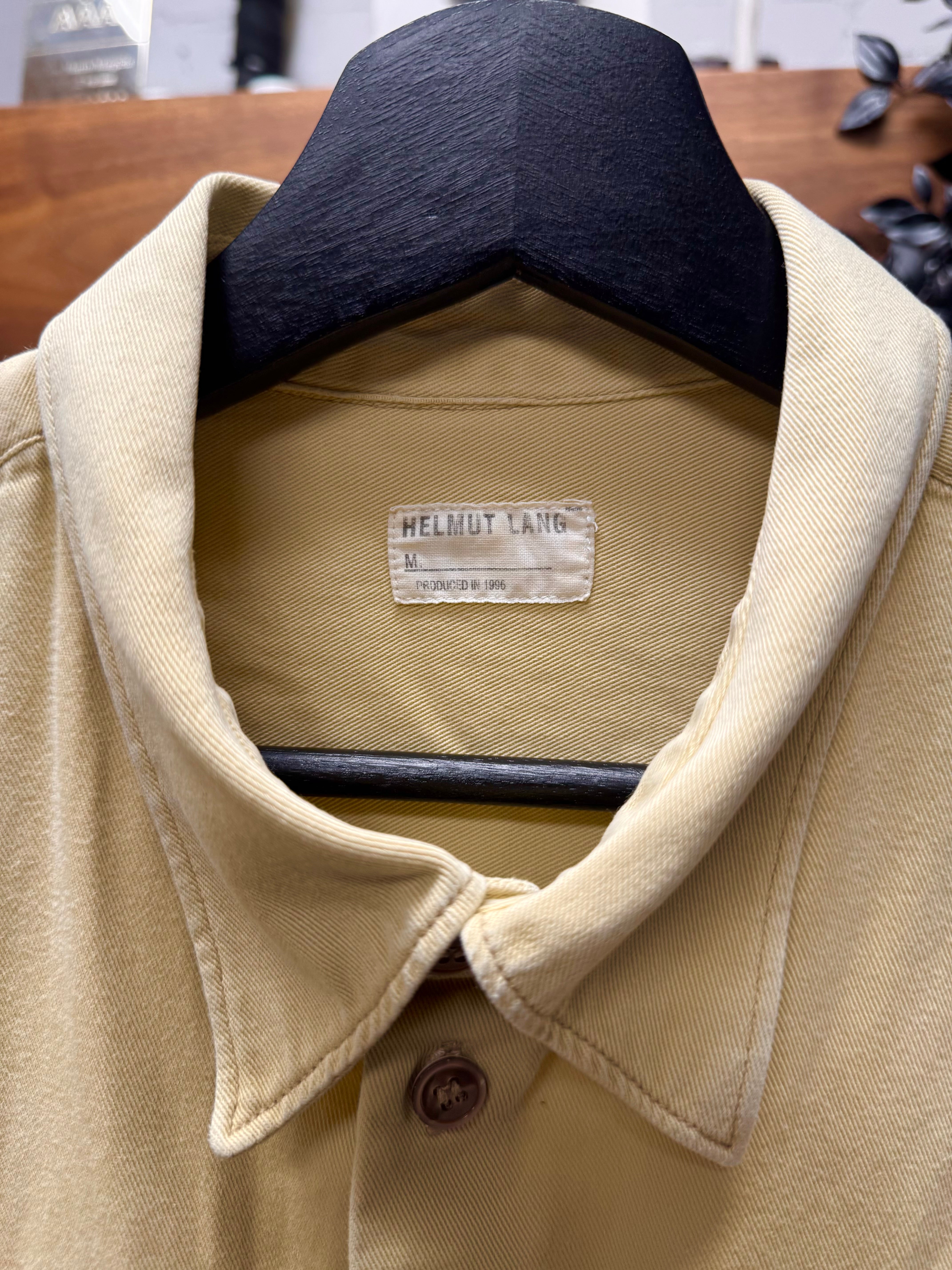 1996s archive Helmut LANG military カットソー Vintage 1996 Archive Helmut lang military button shirt