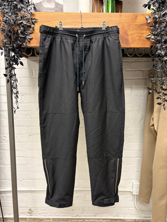 AW2017 Givenchy by Ricardo Tisci Black Zip Bottom-Hem Track Pants