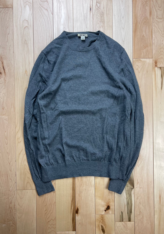 Acne Studios Merino Wool Dark Grey Sweater