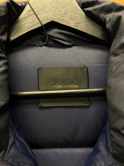 AW2009 Undercover Leather/Down Fill Moto Puffer Jacket