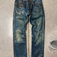 2007 Dior Homme by Hedi Slimane ‘Luster’ Green Waxed Skinny Denim