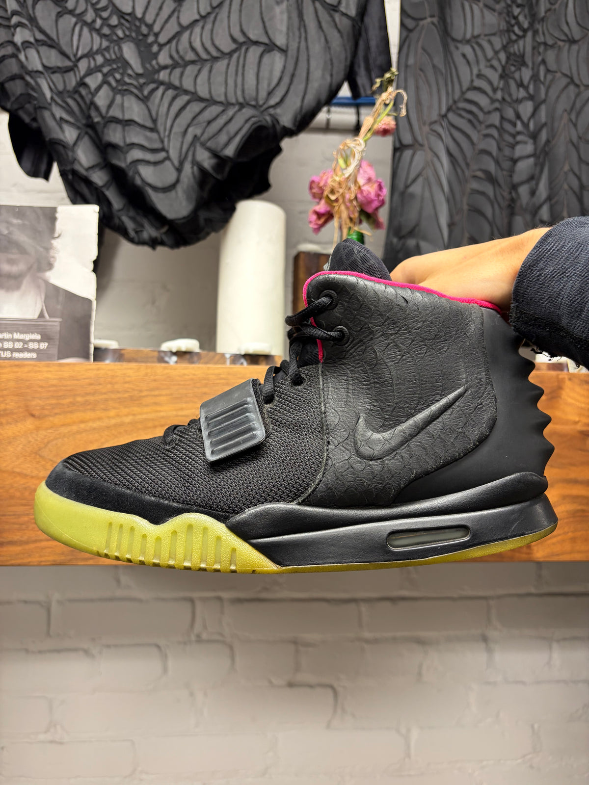2012 Air Yeezy 2 ‘Solar Red’ High Top Sneakers