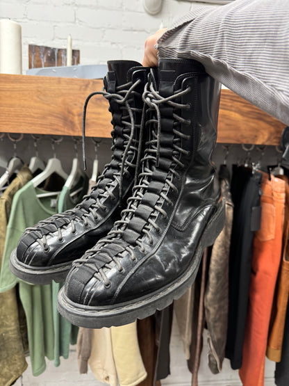 SS2011 Dior by Kris Van Assche ‘Multi-Lace’ Combat Boots