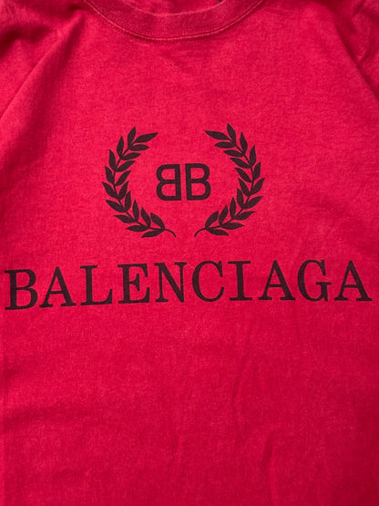 2018 Balenciaga ‘BB Crest Logo’ Graphic T-Shirt