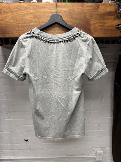 SS2007 Number (N)ine ‘Rope Woven’ Grey Short Sleeve Shirt