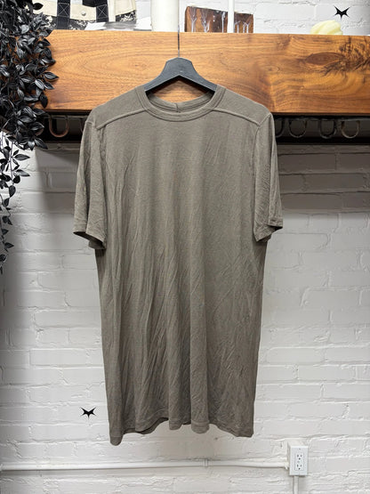 AW2019 Rick Owens ‘Larry’ Dust Brown ‘Level’ Oversized T-Shirt