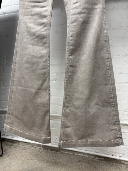 Rick Owens ‘Bolans’ Dust Brown Flared Leg Denim