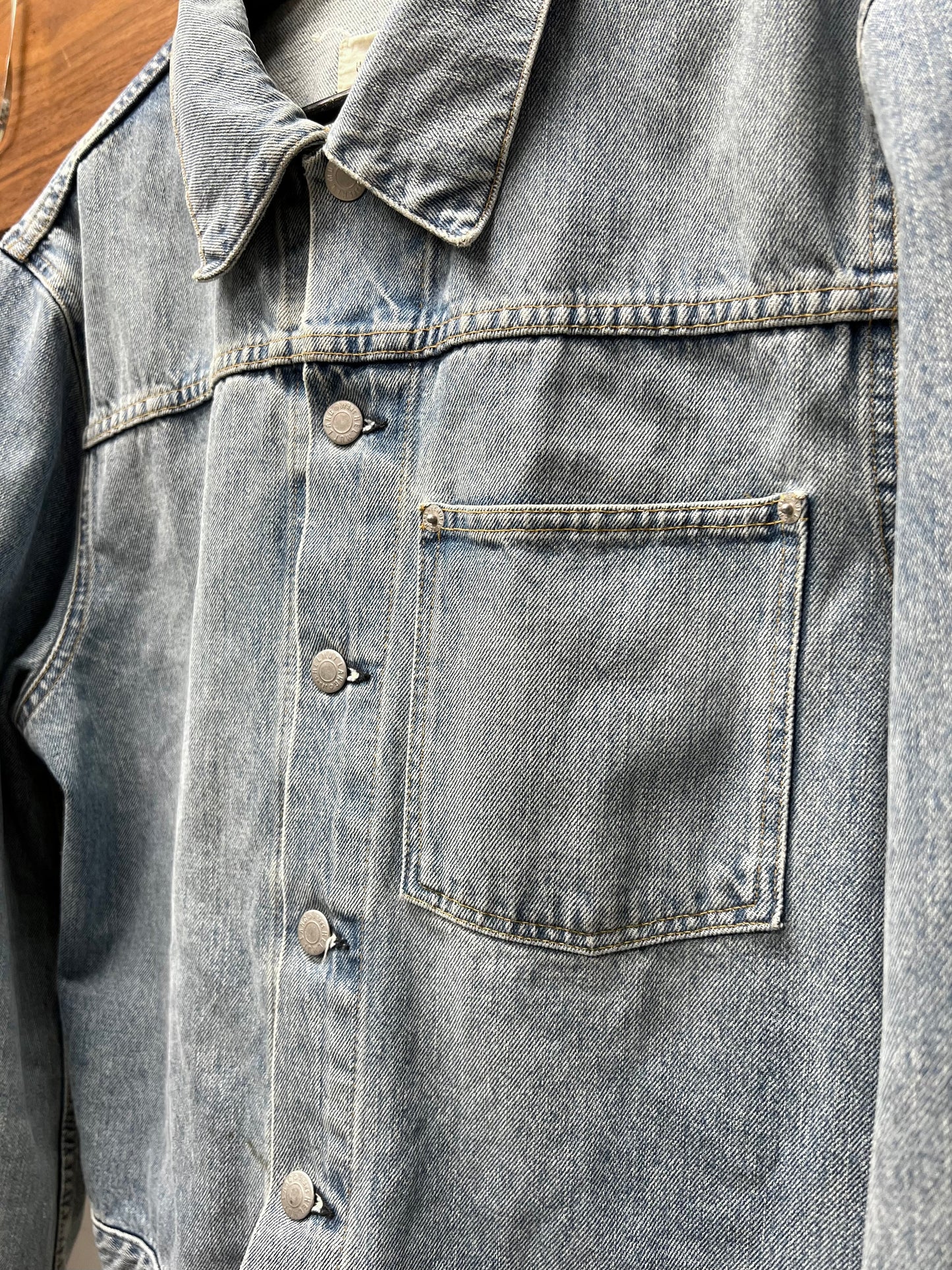 Vintage Helmut Lang ‘Light Wash’ Blue Denim Trucker Jacket