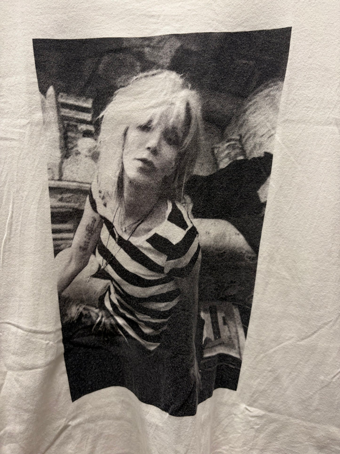 2012 Hysteric Glamour ‘Courtney Love’ White Portrait T-Shirt