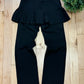 Issey Miyake Black Pleated Skirt Pants