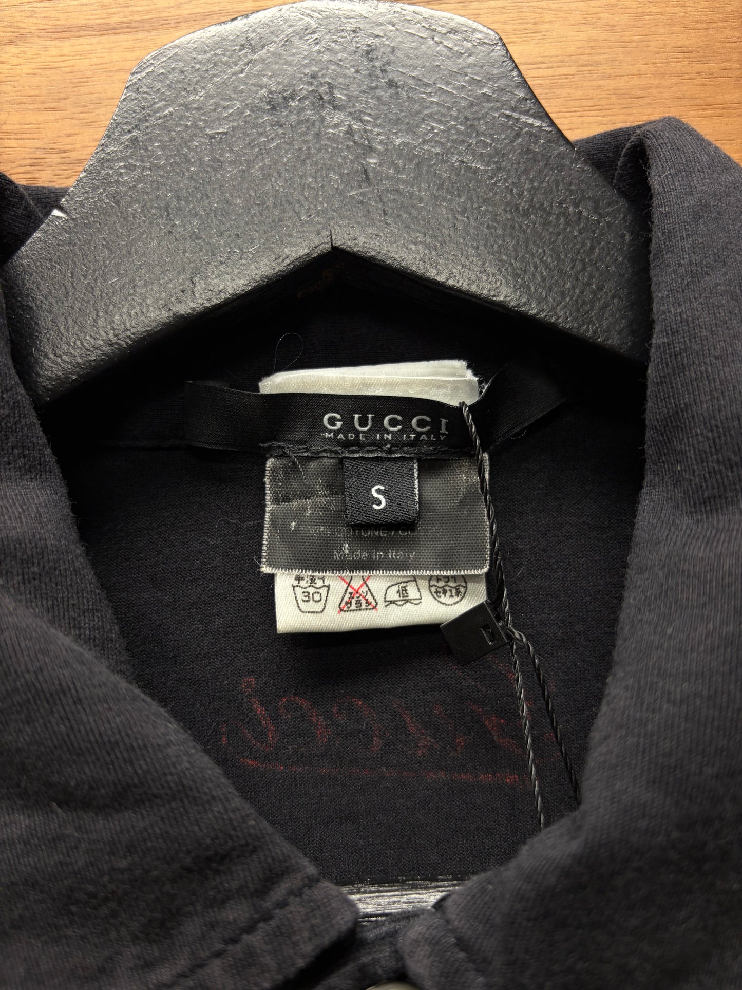 2000s Gucci Red/Green ‘Stripe Logo’ Horsebit Ribbon Polo