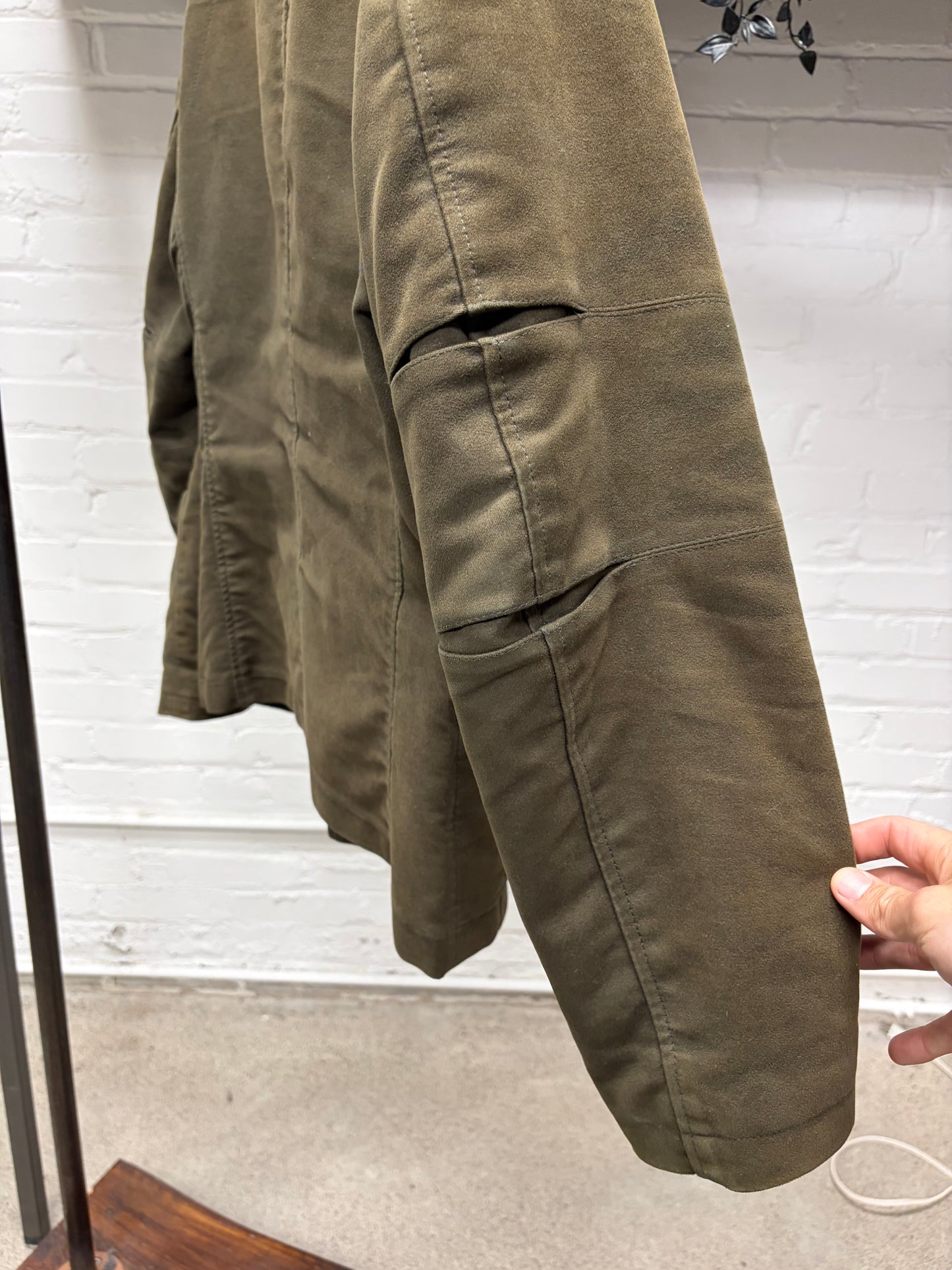 Jil Sander by Raf Simons Moleskin Military ‘Field’ Jacket with Removable Liner