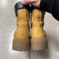 Vetements ‘Timberland’ Tan Suede Combat Boots