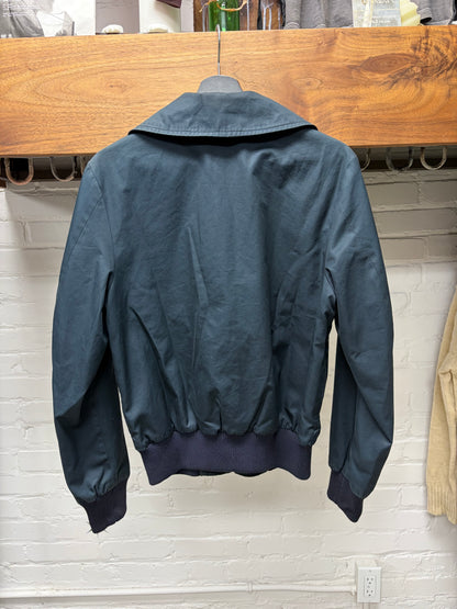 SS2010 Raf Simons Chenille Patch 'RS Crest Logo' Blue/Yellow Vintage Inspired Jacket