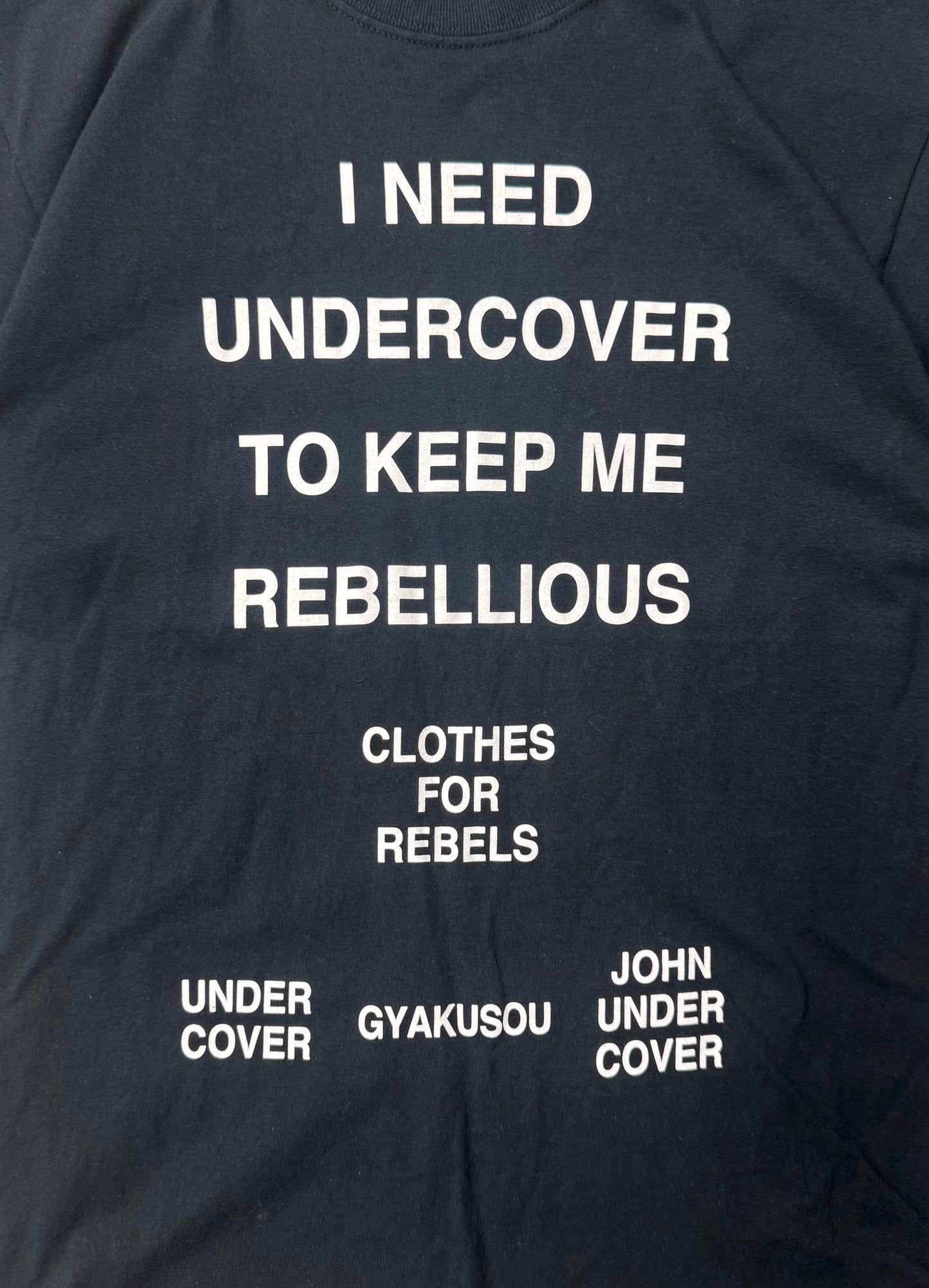 2000s Undercover ‘Rebellious’ Graphic T-Shirt