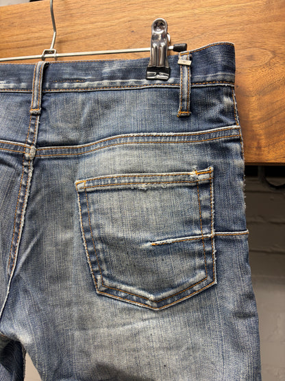 SS2008 Dior Homme ‘Under my Car’ Dark Washed Blue ‘Unaltered’ Skinny Jeans