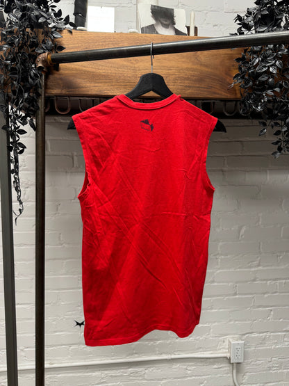 2000s Balenciaga by Ghesquiere ‘Jewelry District’ Distressed Tank Top