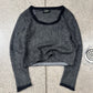 Vintage Jean Paul Gaultier ‘Maille’ Cropped Wool Knit Sweater