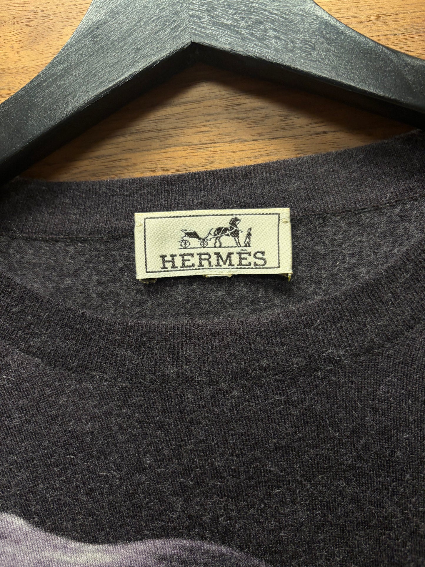 AW2012 Hermes Runway ‘Smoke Rising’ 100% Cashmere Knit Sweater