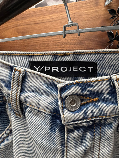 Y-Project ‘Cowboy’ Light Wash Detachable Denim