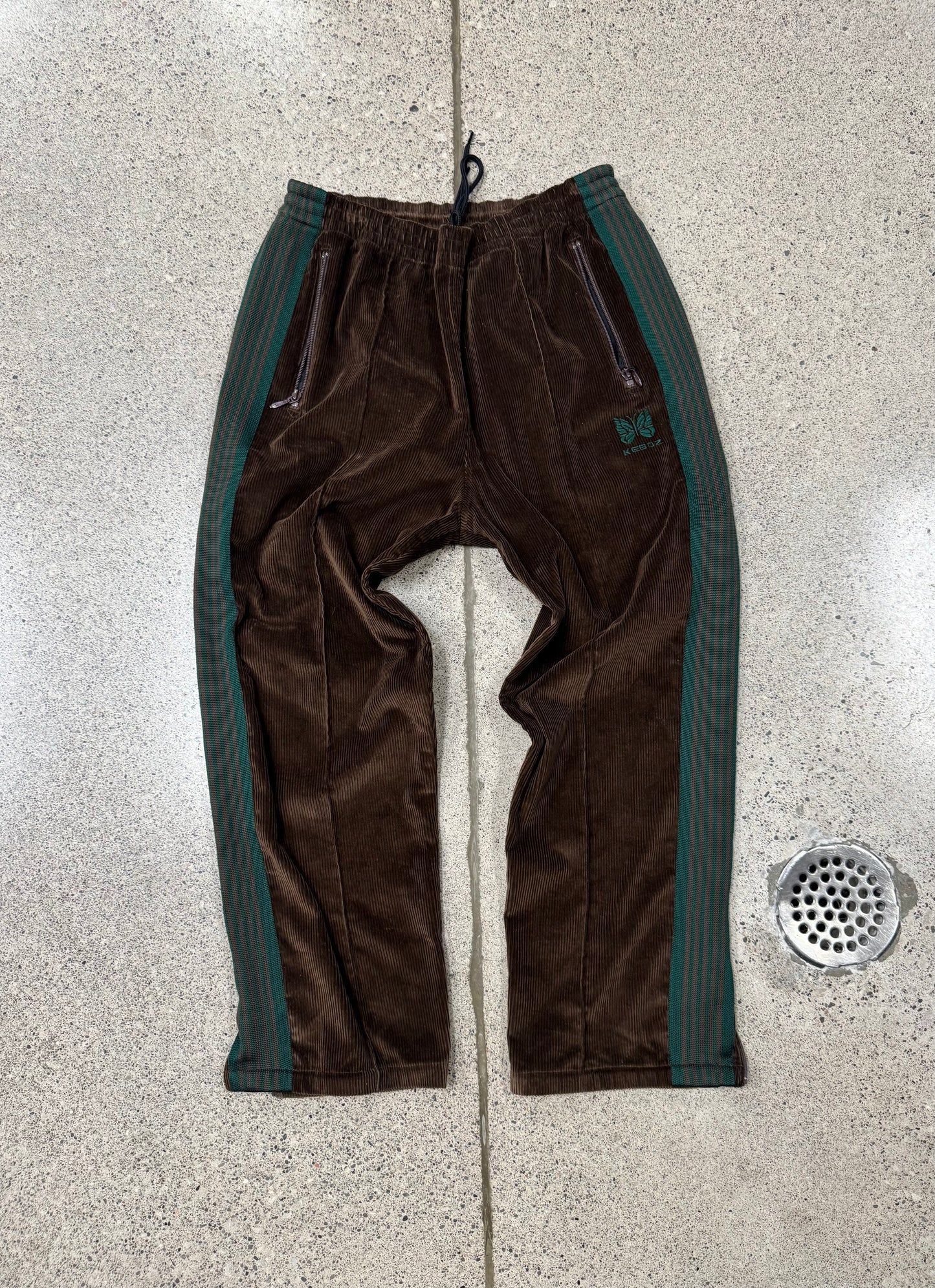 Needles Brown Corduroy Wide Leg Pants