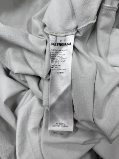 Balenciaga ‘I ❤️ Paris’ Oversized White T-Shirt