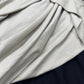 AW2022 Rick Owens ‘Strobe’ Layered Cotton Pearl/Black Sleeveless Top