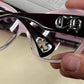 Chrome Hearts ‘Sweet Young Thang’ Pink/Silver Oval Sunglasses