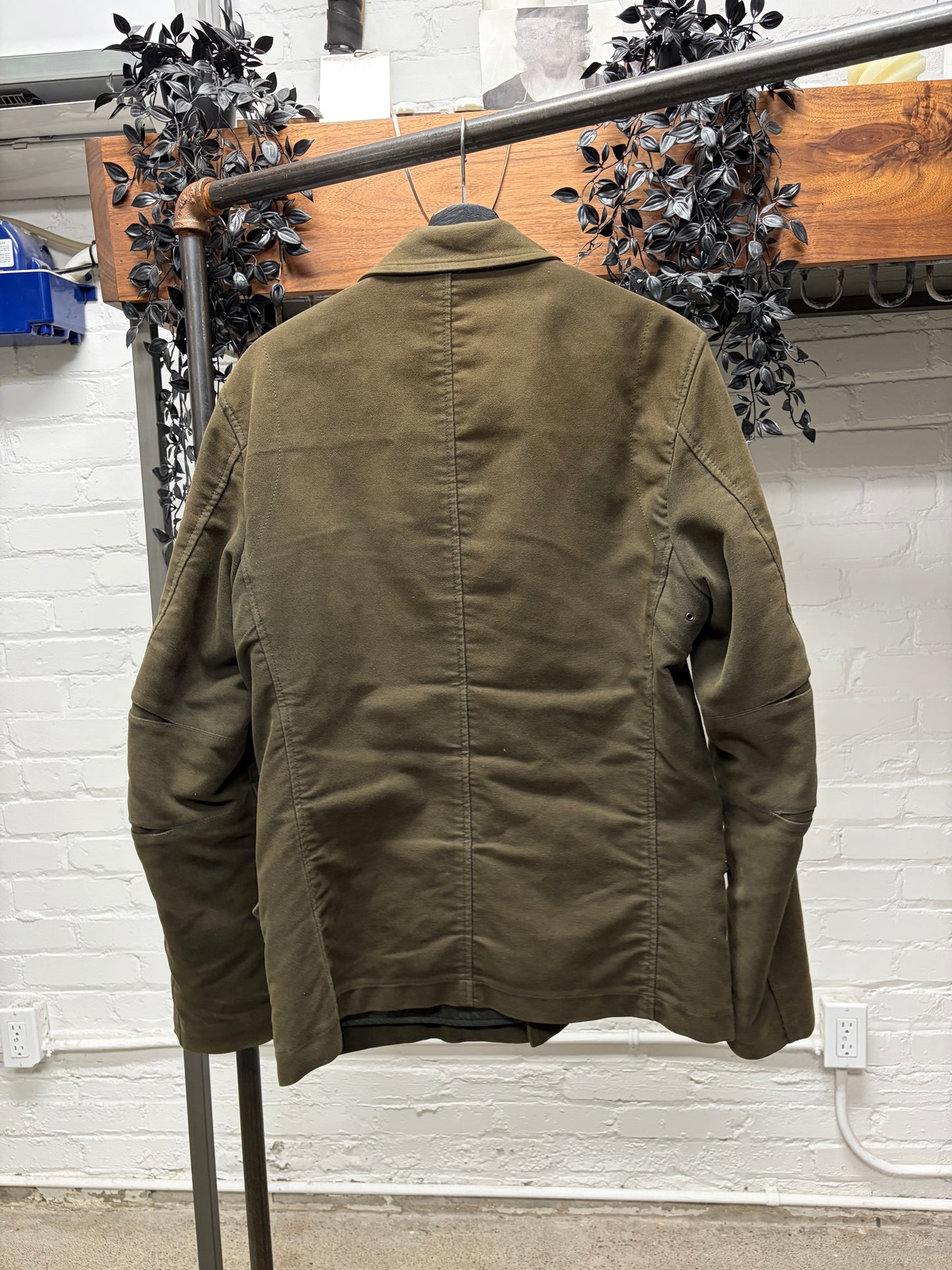 Jil Sander by Raf Simons Moleskin Military ‘Field’ Jacket with Removable Liner