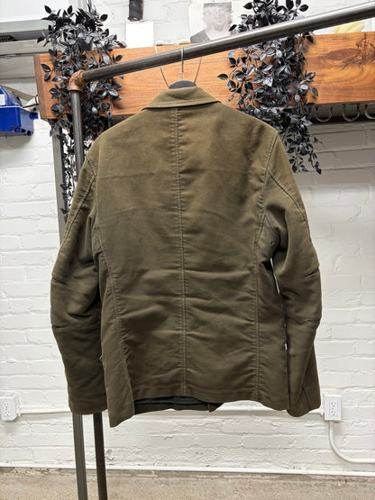 Jil Sander by Raf Simons Moleskin Military ‘Field’ Jacket with Removable Liner