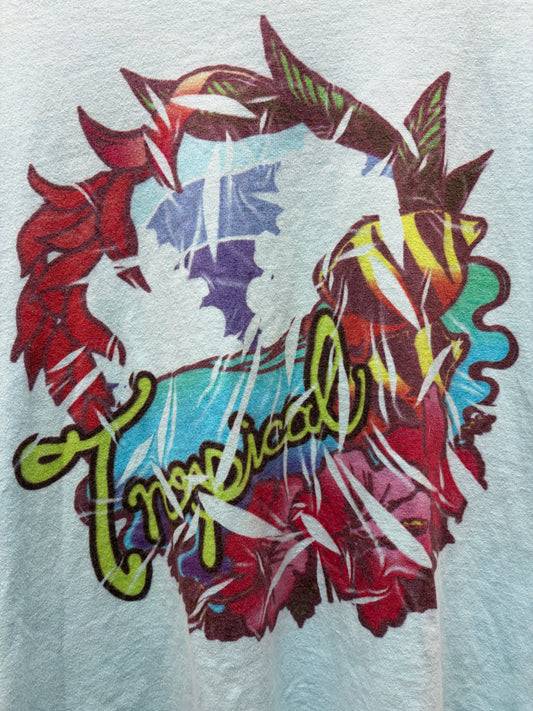 2002 Junya Watanabe ‘Tropical’ Blue Graphic T-Shirt
