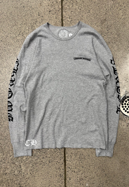 Chrome Hearts Thermal Grey Waffle Long Sleeve