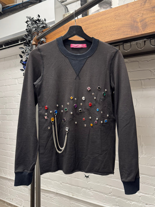 AW2002 Junya Watanabe ‘Jewel’ Encrusted Sweatshirt