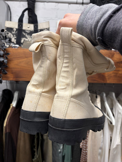 SS1995 Comme Des Garçons Homme Canvas/Rubberized Duck Boots