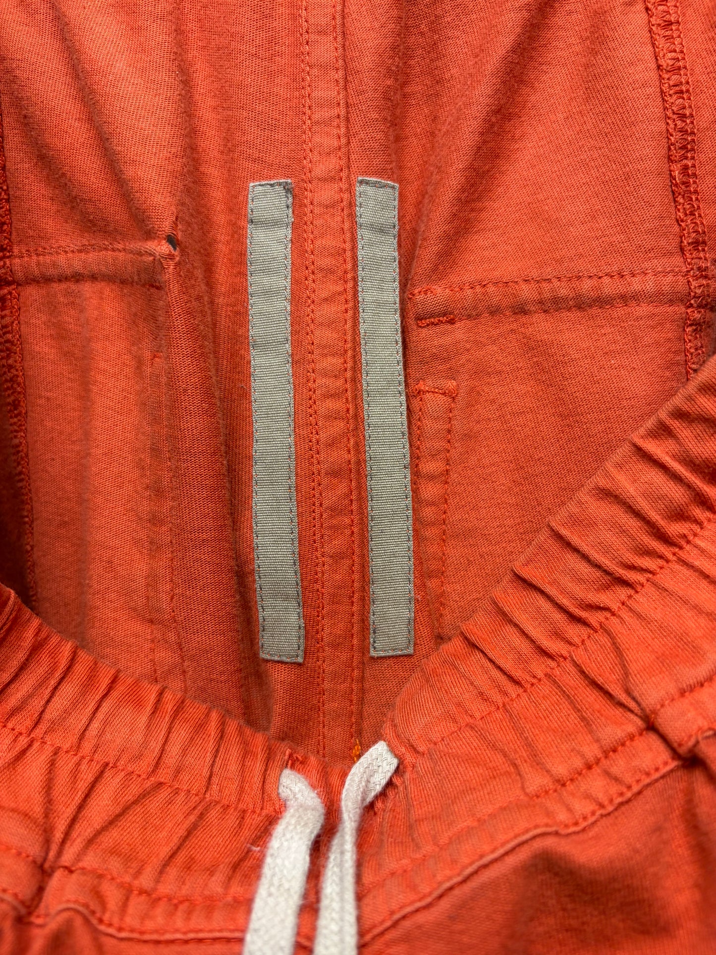 Rick Owens ‘Creatch’ Orange Drawstring Sweatpants