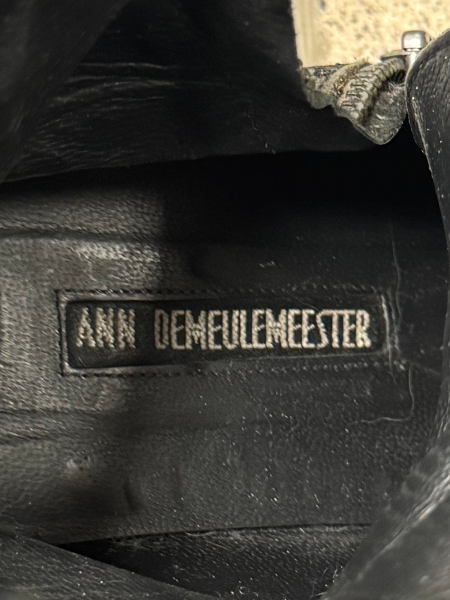 Ann Demeulemeester Double Zip Combat Boots