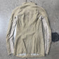 2000s Rick Owens ‘Pearl’ Lambskin Leather High Neck Zip-Up Jacket