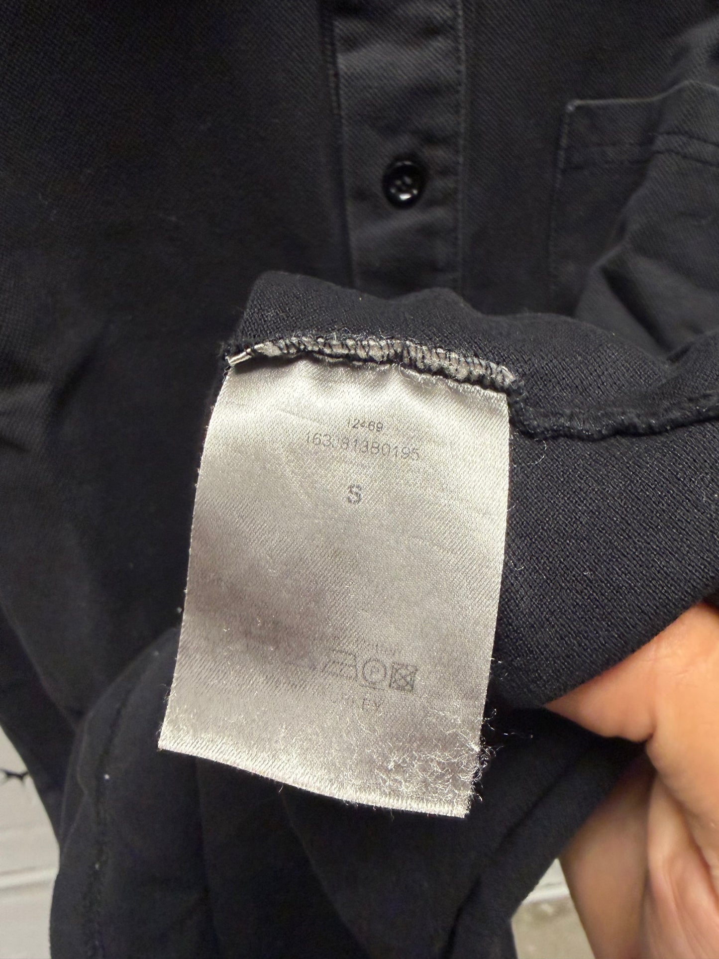 Dior Homme Embroidered ‘Bee Logo’ Black/Blue Polo